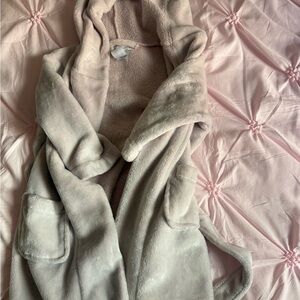 Pottery Barn Kids Plush Hooded Robe